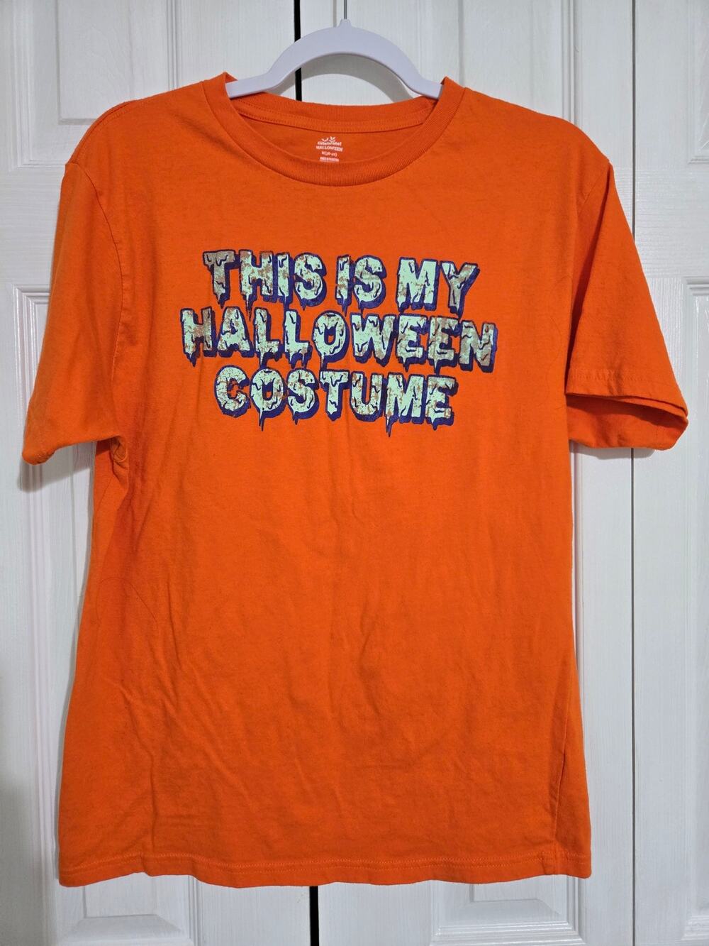 Way to celebrate Halloween medium unisex orange tshirt